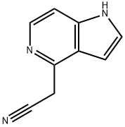 1H-Pyrrolo[3,2-c]pyridine-4-acetonitrile 结构式