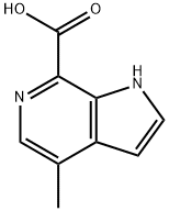 1H-Pyrrolo[2,3-c]pyridine-7-carboxylic acid, 4-Methyl- Struktur