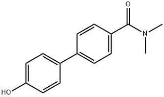 4-[4-(N,N-Dimethylaminocarbonyl)phenyl]phenol 结构式