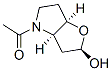 2H-Furo[3,2-b]pyrrol-2-ol, 4-acetylhexahydro-, [2R-(2alpha,3abeta,6abeta)]- (9CI) 化学構造式