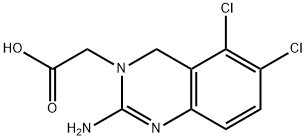 2-アミノ-5,6-ジクロロ-3(4H)-キナゾリン酢酸 (ANAGRELIDE IMPURITY B)アナグレリド不純物B