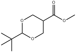 2-tert-Butyl-1,3-dioxane-5-carboxylic Acid Methyl Ester Structure