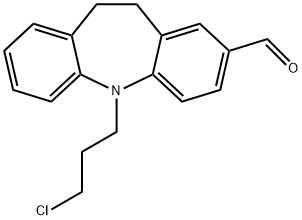 5-(3-Chloropropyl)-10,11-dihydro-2-formyl-5H-dibenz[b,f]azepine Struktur