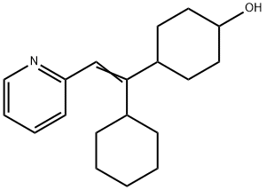 (E/Z)-2-[2-Cyclohexyl-2-(4-hydroxycyclohexyl)]vinylpyridine(Mixture of Diastereomers) Structure