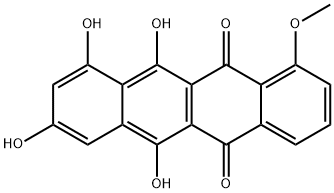 7,8-DESACETYL-9,10-DEHYDRO DAUNORUBICINONE (〜90%) (DOXORUBICIN IMPURITY) 化学構造式