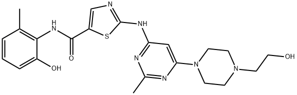 2’-Deschloro-2’-hydroxy Dasatinib 化学構造式