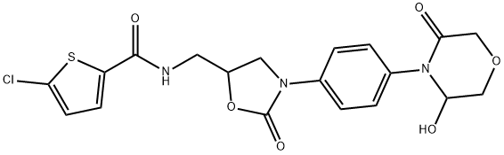 3-羟基利伐沙班, 1159977-46-4, 结构式