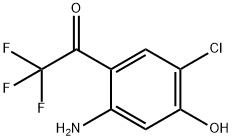 2-Trifluoroacetyl-4-chloro-5-hydroxyaniline 结构式