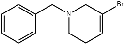 1-ベンジル-3-ブロモ-1,2,5,6-テトラヒドロピリジン 化学構造式