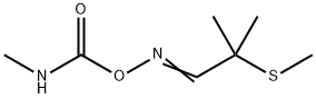 2-メチル-2-(メチルチオ)プロピオンアルデヒドO-(メチルカルバモイル)オキシム 化学構造式