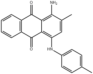 1-amino-2-methyl-4-[(4-methylphenyl)amino]anthraquinone,116-77-8,结构式
