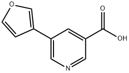 5-(furan-3-yl)pyridine-3-carboxylic acid Structure