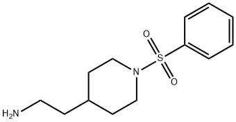 {2-[1-(phenylsulfonyl)piperidin-4-yl]ethyl}amine hydrochloride Struktur