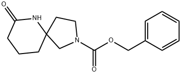 2,6-Diazaspiro[4.5]decane-2-carboxylic acid, 7-oxo-, phenylMethyl ester Struktur