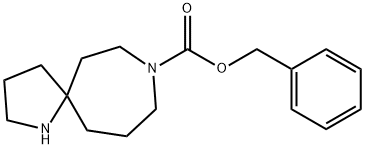 Benzyl 1,8-diazaspiro[4.6]undecane-8-carboxylate Struktur