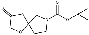 tert-Butyl 3-oxo-1-oxa-7-azaspiro[4.4]nonane-7-carboxylate Structure