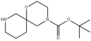 叔丁基 1-氧杂-4,8-二氮杂螺[5.5]十一烷-4-甲酸酯,1160247-06-2,结构式