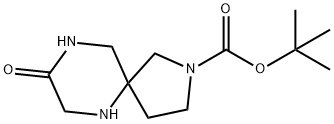Tert-Butyl 8-Oxo-2,6,9-Triazaspiro[4.5]Decane-2-Carboxylate, 1160247-09-5, 结构式