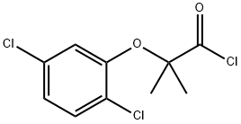 2-(2,5-dichlorophenoxy)-2-methylpropanoyl chloride Struktur