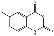 6-碘-1H-3,1-苯并恶嗪-2,4-二酮 结构式