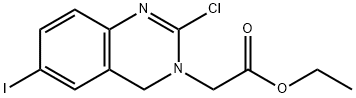3(4H)-Quinazolineacetic acid, 2-chloro-6-iodo-, ethyl ester|3(4H)-喹唑啉乙酸2-氯-6-碘乙酯