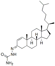1-Coprosten-3-one semicarbazone Structure