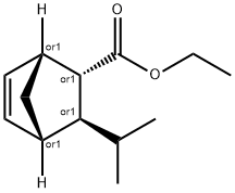 BICYCLO(2.2.1)HEPT-5-ENE-2-CARBOXYLIC ACID, 3-(1-METHYLETHYL)-ETHYL ESTER Struktur