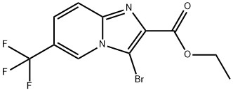 Ethyl 3-bromo-6-(trifluoromethyl)imidazo-[1,2-a]pyridine-2-carboxylate|1160474-86-1