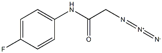 2-Azido-N-(4-fluorophenyl)acetamide Structure