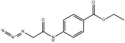 Ethyl 4-[(azidoacetyl)amino]benzoate Struktur