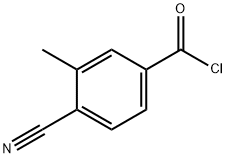 4-cyano-3-Methylbenzoyl chloride 化学構造式