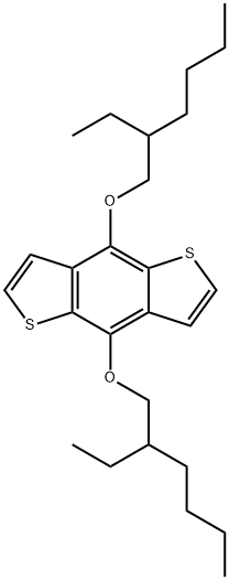 4,8-Bis[(2-ethylhexyl)oxy]benzo[1,2-b:4,5-b']dithiophene Structure
