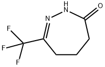 3-(TrifluoroMethyl)-5,6-dihydro-1H-1,2-diazepin-7(4H)-one,1161004-97-2,结构式