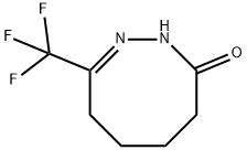 (E)-8-(TrifluoroMethyl)-4,5,6,7-tetrahydro-1,2-diazocin-3(2H)-one 化学構造式