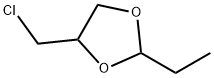 1,3-Dioxolane,  4-(chloromethyl)-2-ethyl- Struktur