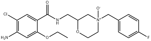 莫沙必利N氧化物 结构式