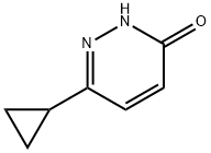 6-环丙基哒嗪-3(2H)-酮,1161737-33-2,结构式
