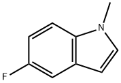 5-氟-1-甲基-1H-吲哚, 116176-92-2, 结构式