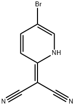 5-bromo-2-(dicyanomethyl)pyridine Struktur