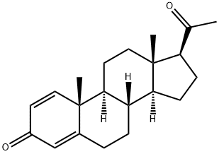1-脱氢孕酮,1162-54-5,结构式