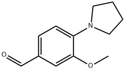 3-methoxy-4-(1-pyrrolidinyl)benzaldehyde(SALTDATA: FREE),116209-27-9,结构式