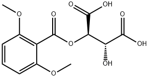 Mono(2,6-Dimethoxybenzoyl)tartaricacid Structure