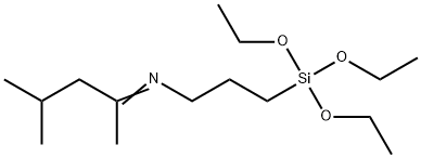 3-[(1,3-ジメチルブチリデン)アミノ]プロピルトリエトキシシラン 化学構造式