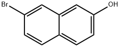 2-Bromo-7-hydroxynaphthalene Struktur