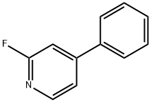 2-FLUORO-4-PHENYLPYRIDINE 化学構造式