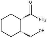 Cyclohexanecarboxamide, 2-(hydroxymethyl)-, (1S,2R)- (9CI) 化学構造式