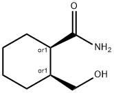Cyclohexanecarboxamide, 2-(hydroxymethyl)-, cis- (9CI) Struktur