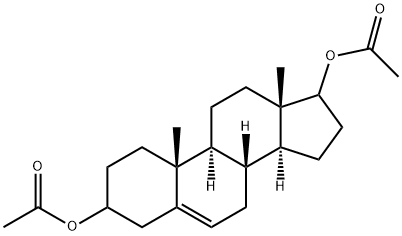 Androst-5-ene-3,17-diol, diacetate Structure