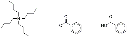 ビ安息香酸テトラブチルアンモニウム 化学構造式