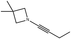 Azetidine, 1-(1-butynyl)-3,3-dimethyl- (9CI) Struktur